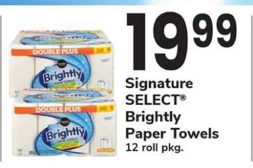 Signature SELECT Brightly Paper Towels