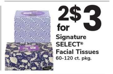 Signature SELECT Facial Tissues