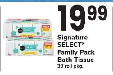 Signature Select Family Pack Bath Tissue