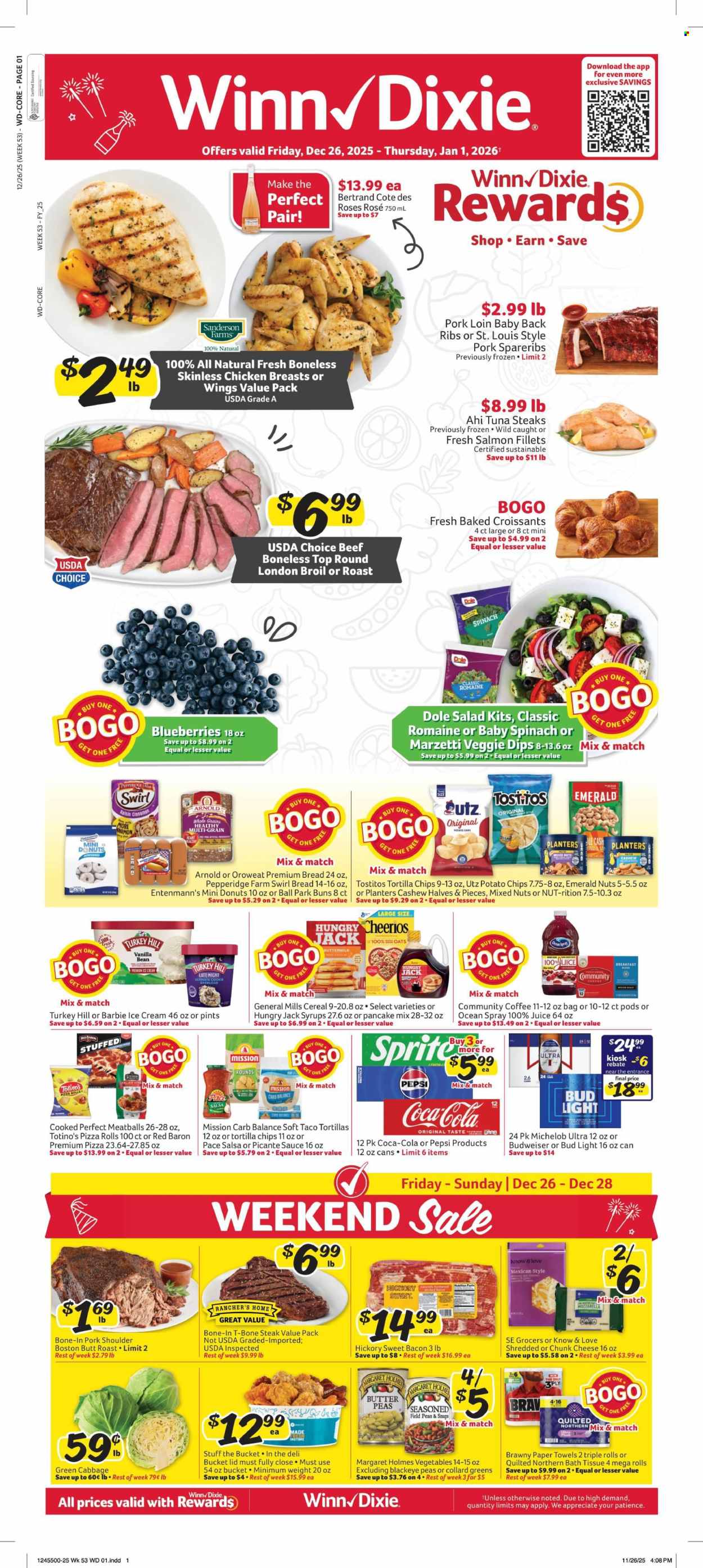 Winn Dixie ad - 12/26/2025 - 01/01/2026. Page 1