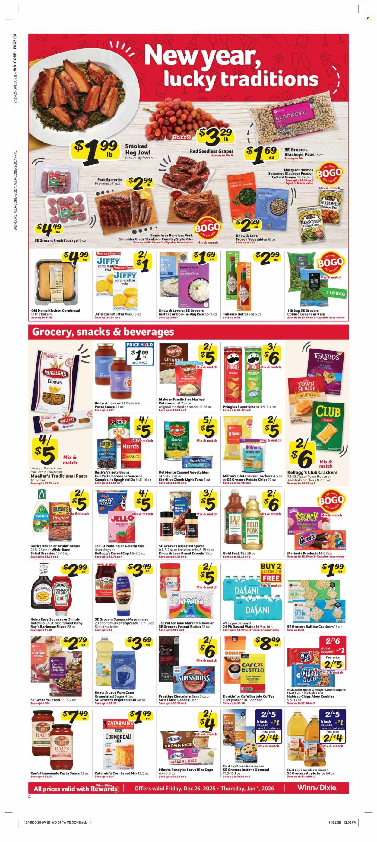 Winn Dixie ad - 12/26/2025 - 01/01/2026. Page 4