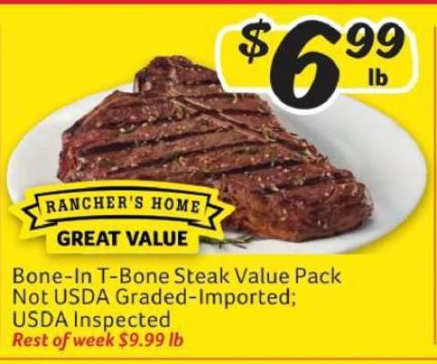 Bone-In T-Bone Steak Value Pack