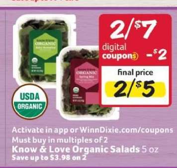Know & Love Organic Salads