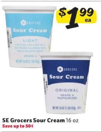 SE Grocers Sour Cream