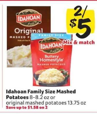 Idahoan Family Size Mashed Potatoes