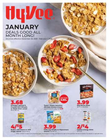 Hy-Vee Flyer - 12/29/2025 - 02/01/2026.
