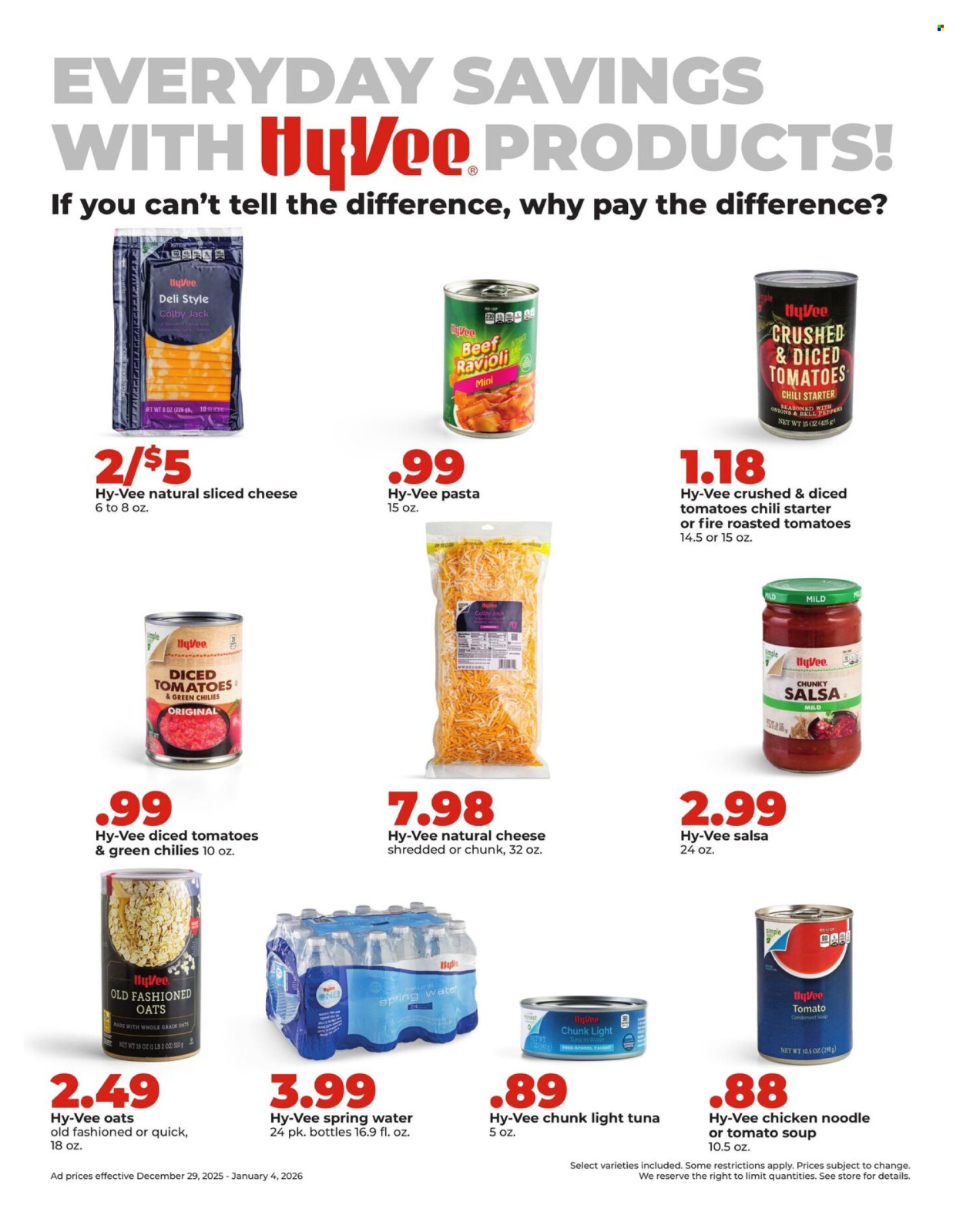 Hy-Vee ad - 12/29/2025 - 01/04/2026. Page 20