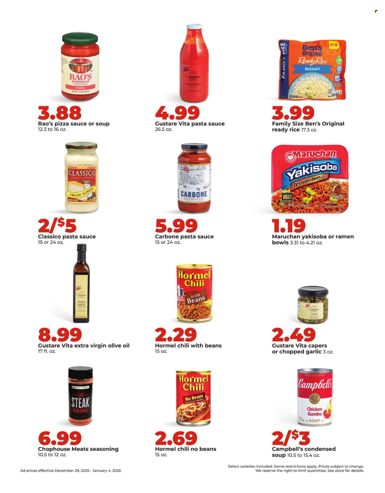 Hy-Vee ad - 12/29/2025 - 01/04/2026. Page 25