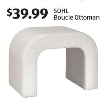 SOHL Boucle Ottoman