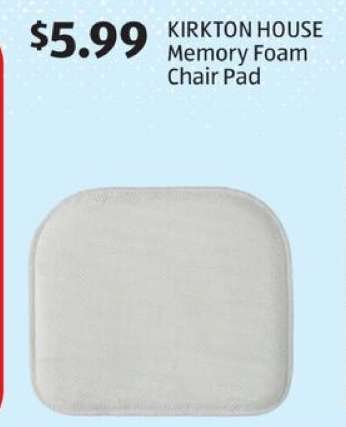 KIRKTON HOUSE Memory Foam Chair Pad