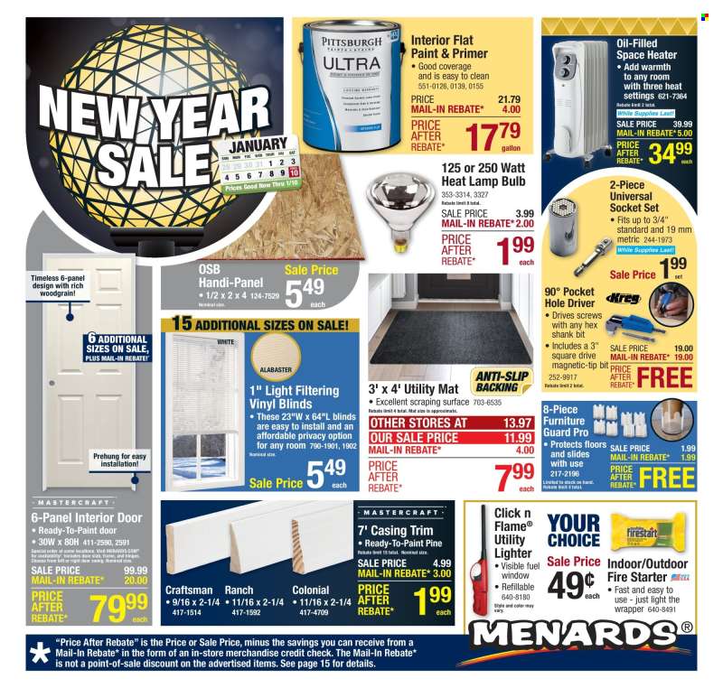 Menards Flyer - 01/01/2026 - 01/10/2026.