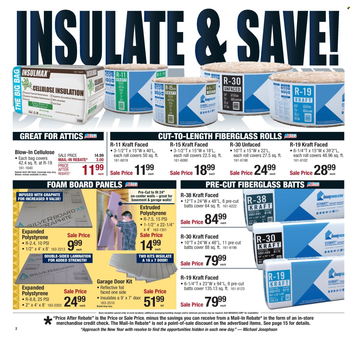 Menards ad - 01/01/2026 - 01/10/2026. Page 2