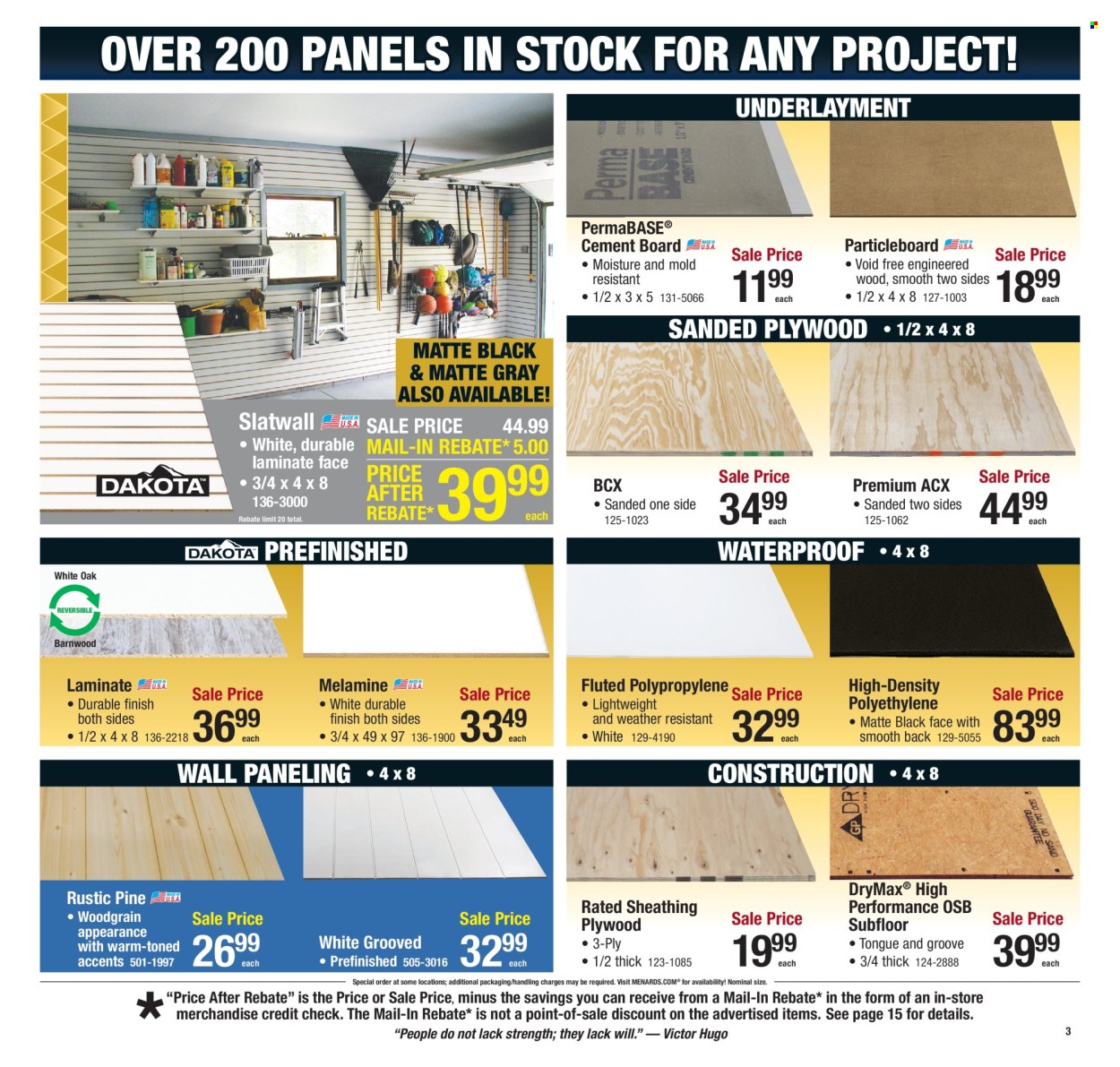 Menards ad - 01/01/2026 - 01/10/2026. Page 3