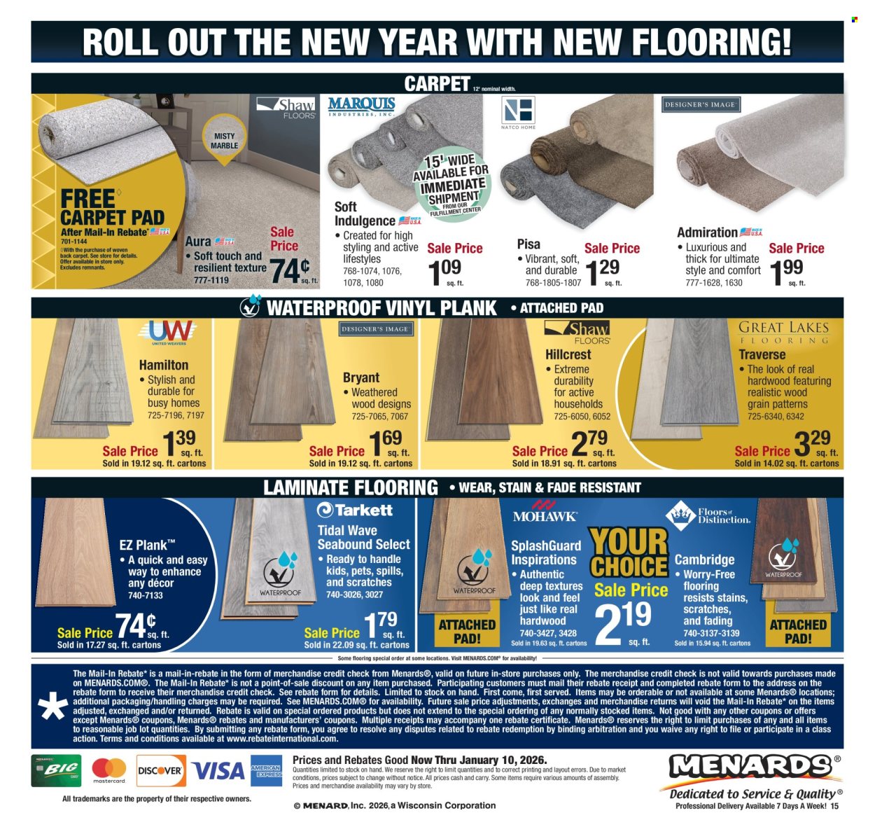 Menards ad - 01/01/2026 - 01/10/2026. Page 18