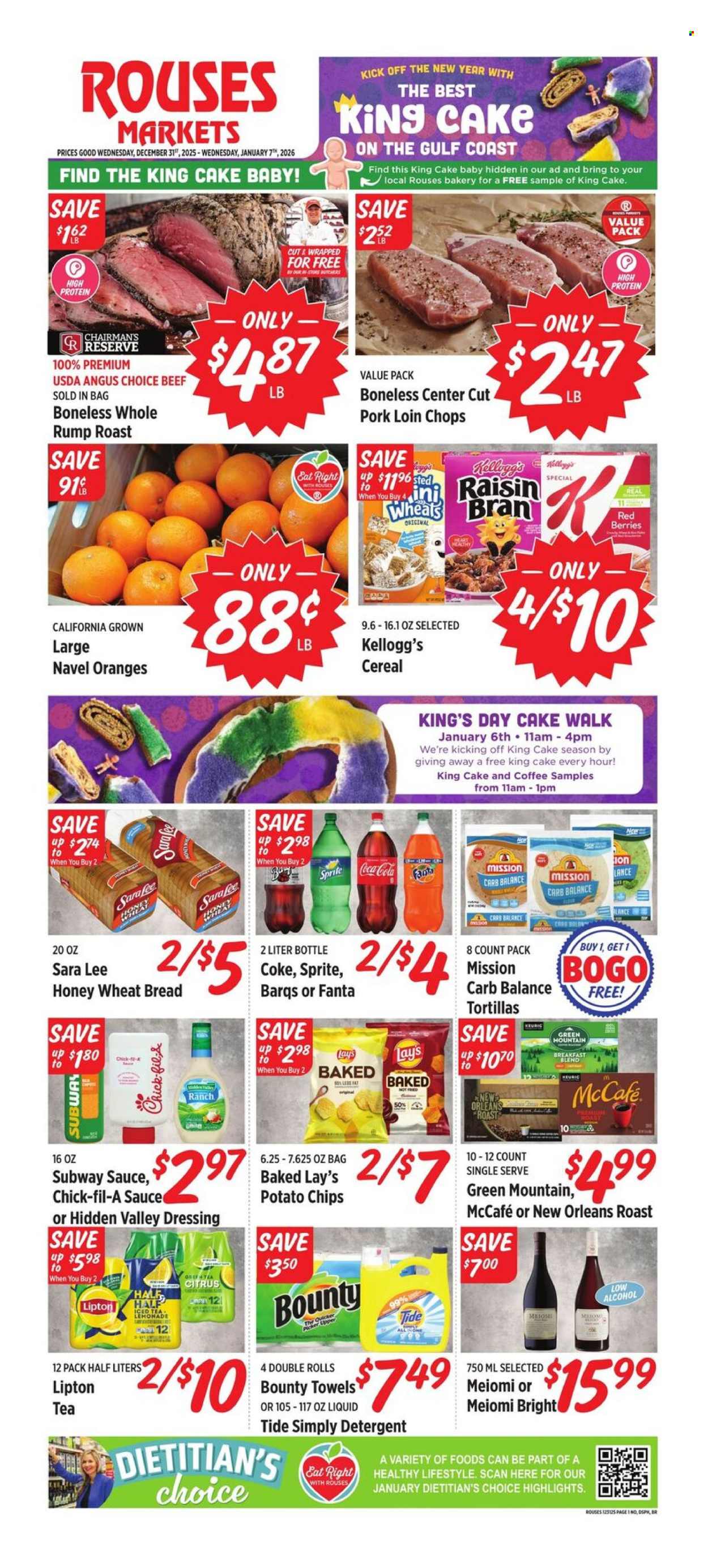 Rouses Markets ad - 12/31/2025 - 01/07/2026. Page 2