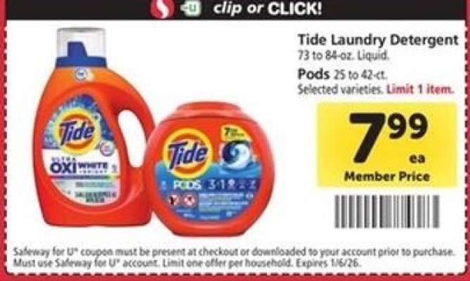 Tide Laundry Detergent