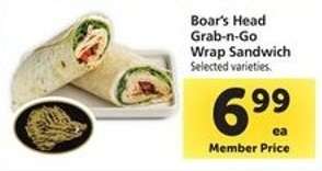 Boar's Head Grab-n-Go Wrap Sandwich