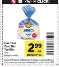 Guerrero Zero Net Tortillas