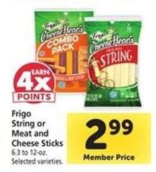 Frigo String or Meat and Cheese Sticks