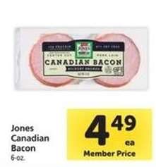 Jones Canadian Bacon