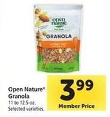 Open Nature Granola