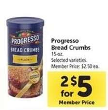 Progresso Bread Crumbs
