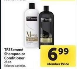 Tresemme Shampoo or Conditioner