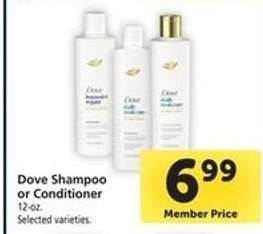 Dove Shampoo or Conditioner