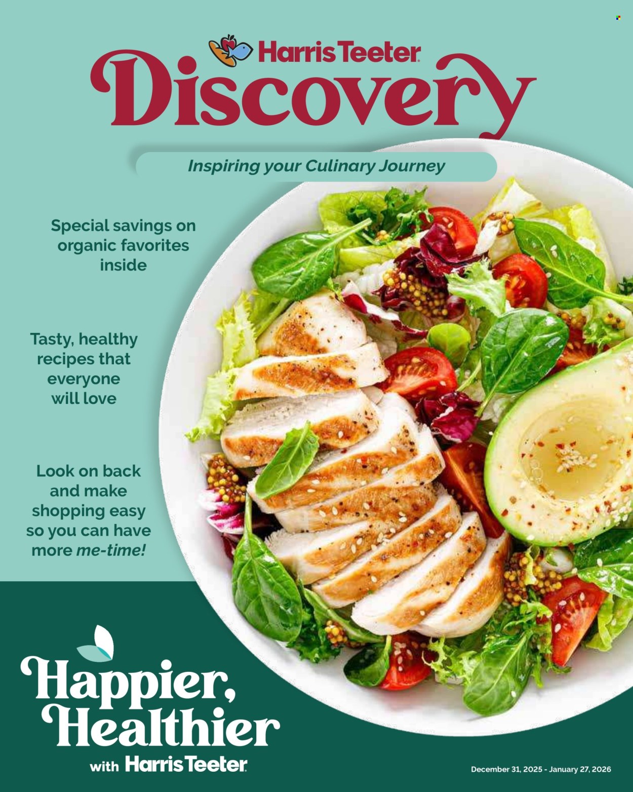 Harris Teeter ad - 12/31/2025 - 01/27/2026. Page 1
