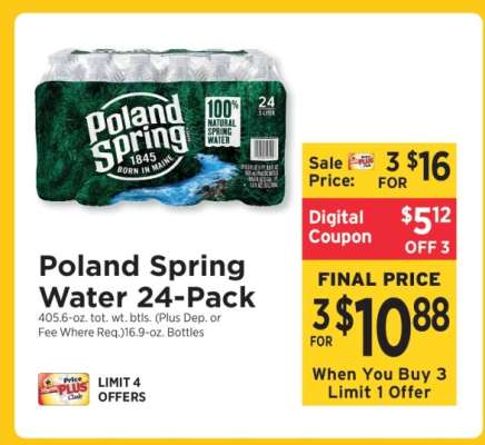 Poland Spring Water 24-Pack