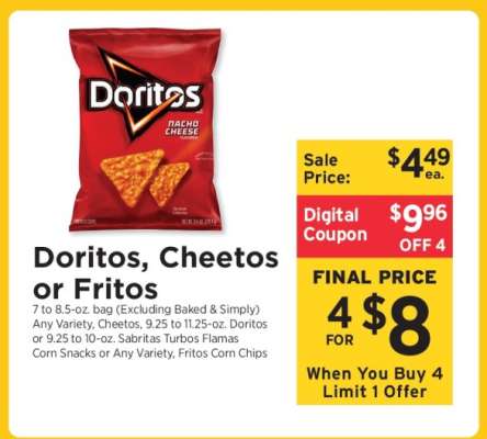 Doritos, Cheetos or Fritos