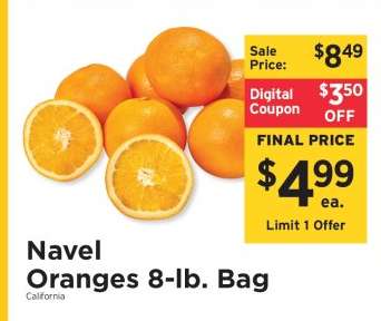 Navel Oranges 8-lb. Bag