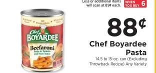 Chef Boyardee Pasta