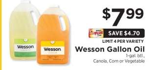 Wesson Gallon Oil