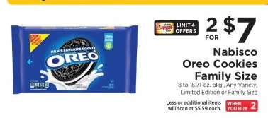 Nabisco Oreo Cookies Family Size