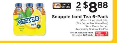 Snapple Iced Tea 6-Pack