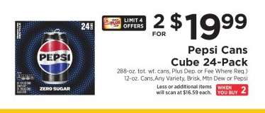 Pepsi Cans Cube 24-Pack