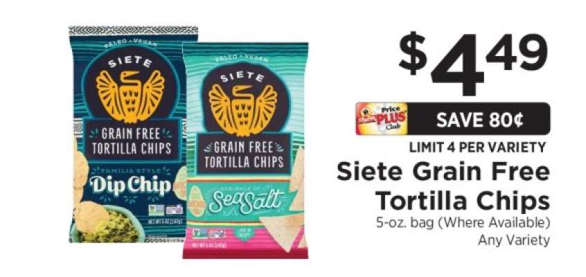 Siete Grain Free Tortilla Chips
