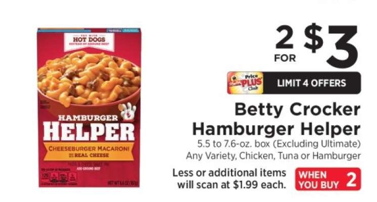 Betty Crocker Hamburger Helper