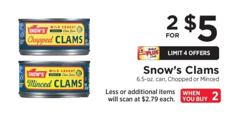 Snow's Clams