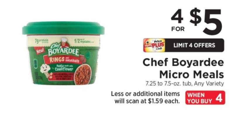 Chef Boyardee Micro Meals