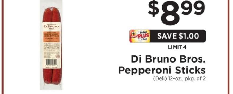 Di Bruno Bros. Pepperoni Sticks