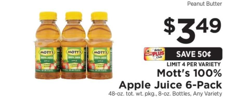 Mott's 100% Apple Juice 6-Pack