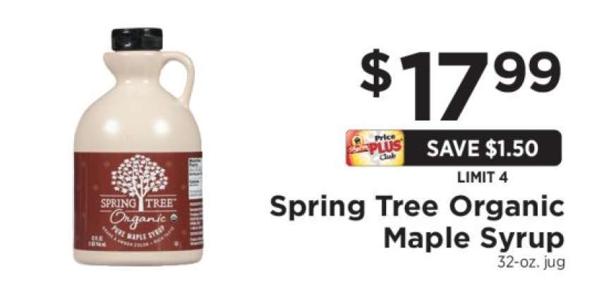 Spring Tree Organic Maple Syrup
