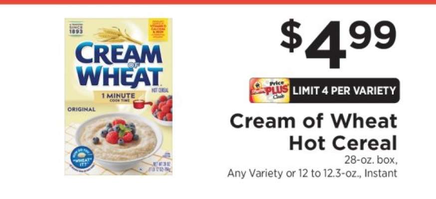 Cream of Wheat Hot Cereal
