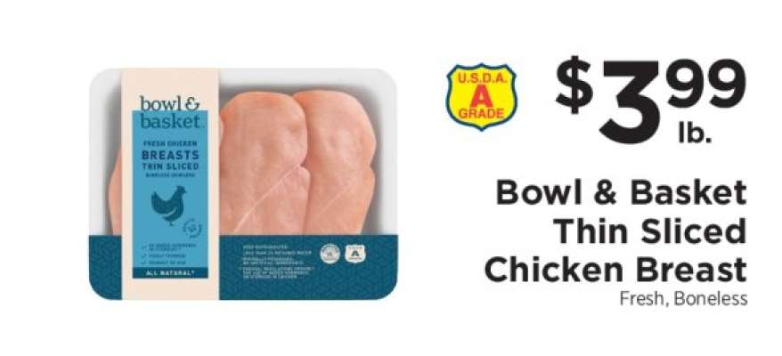 Bowl & Basket Thin Sliced Chicken Breast