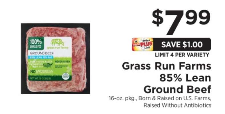 Grass Run Farms 85% Lean Ground Beef