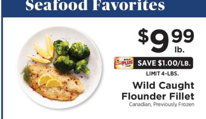 Wild Caught Flounder Fillet