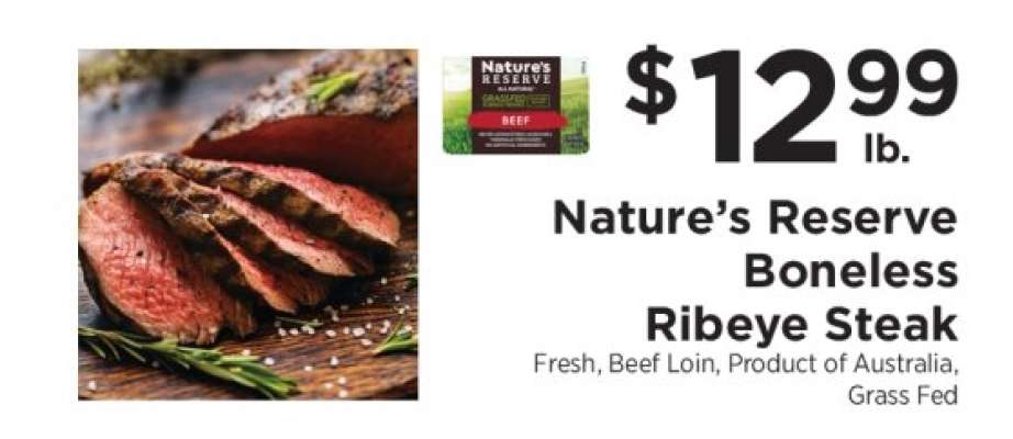 Nature’s Reserve Boneless Ribeye Steak