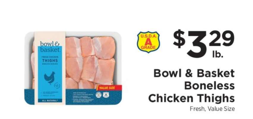 Bowl & Basket Boneless Chicken Thighs